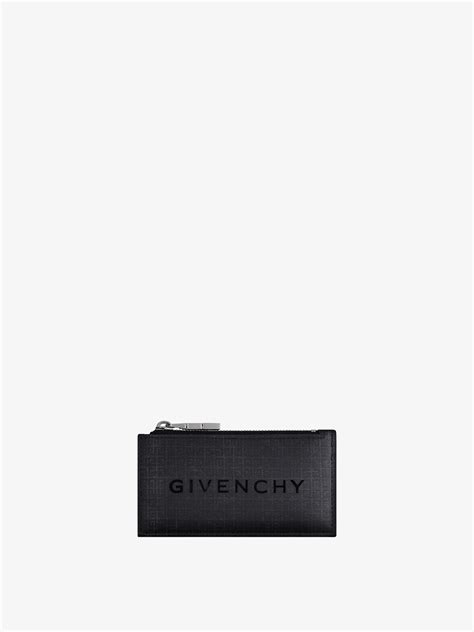 givenchy black debossed 4g wallet|GIVENCHY wallet in 4G nylon .